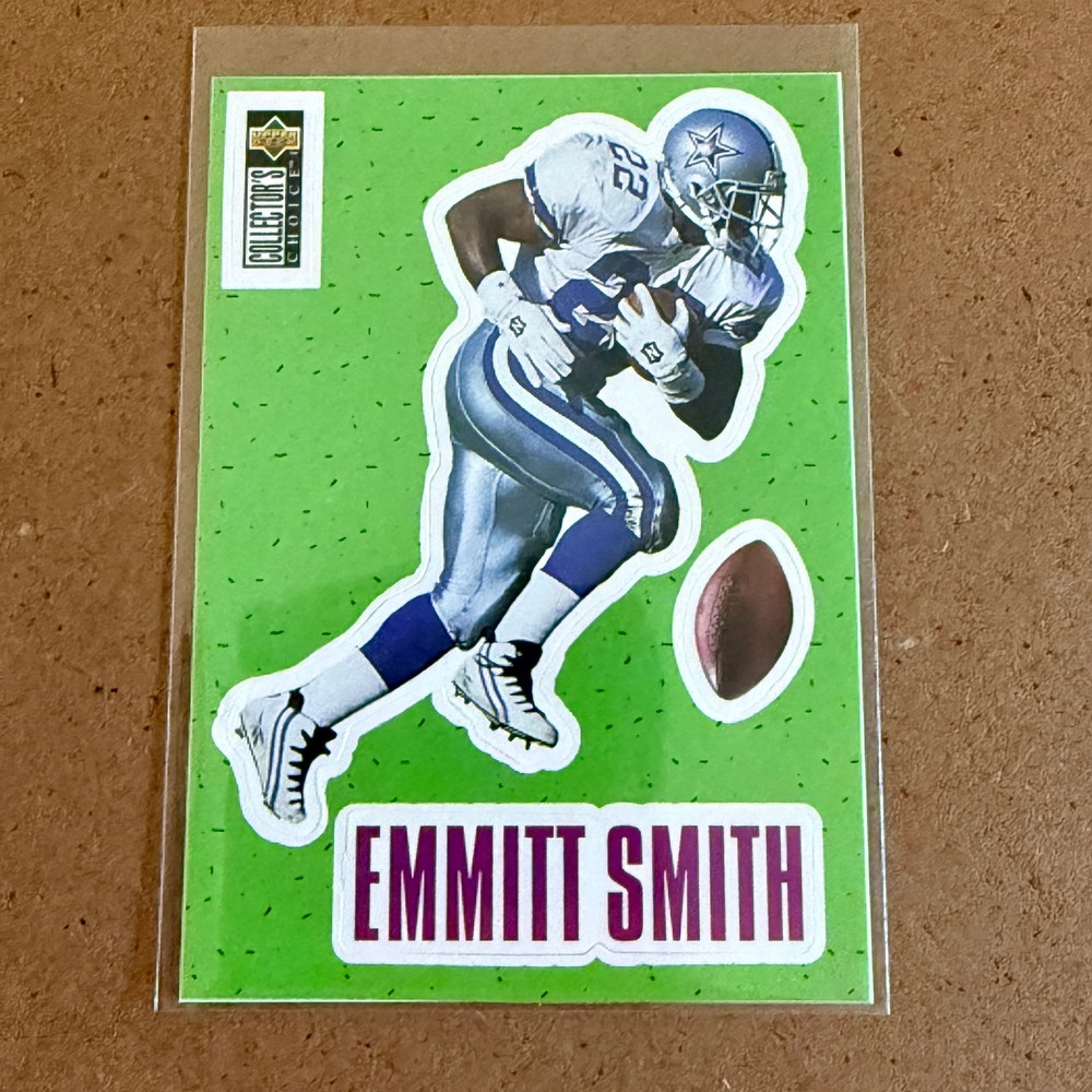 Upper Deck Collector's Choice Emmitt Smith Play Action Stick-ums Sticker S21